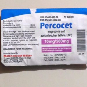 Buy Percocet 10 325mg Online For Sale